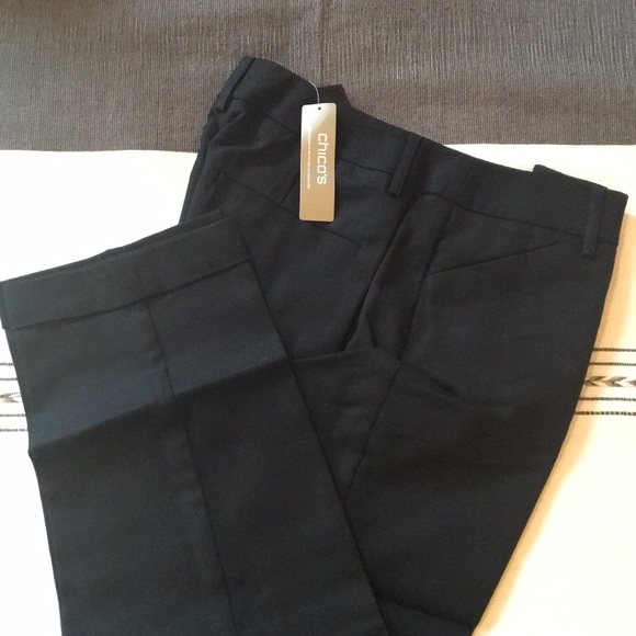 Chico’s So Slimming Crop Pant Black - Picture 8 of 8